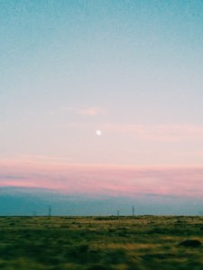 Moonrise Near Pendleton