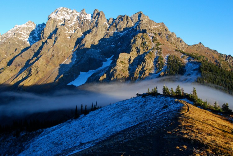 Mount Constance from just above Constance Pass.