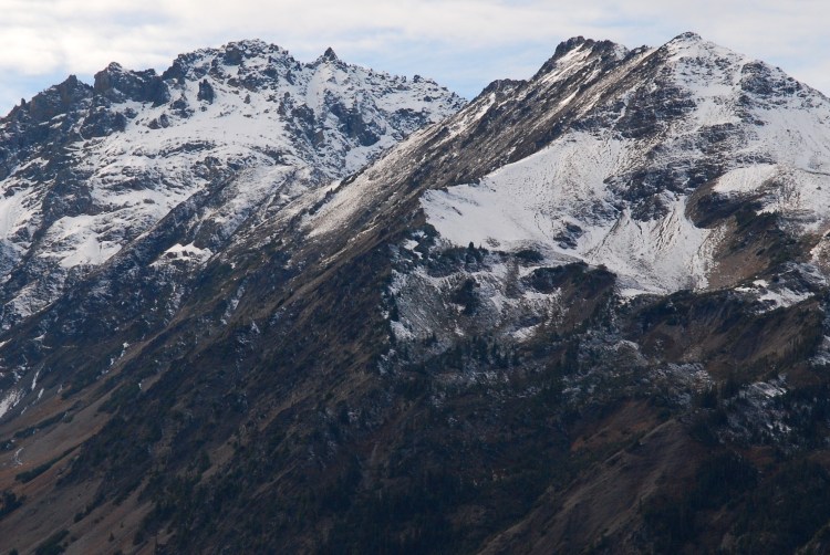 Looking across the Dungeness drainage.